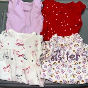 Baby girl sleepers